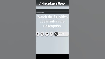 Social Media icon Animation | Web design HTML, CSS