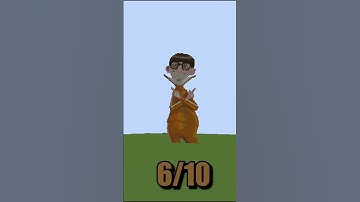 Minecraft: Best Minions Builds Rate from 1 - 10 #shorts