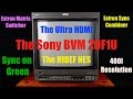 Classic Gaming On A Sony BVM20F1U Ultra HDMI And HIDEF NES