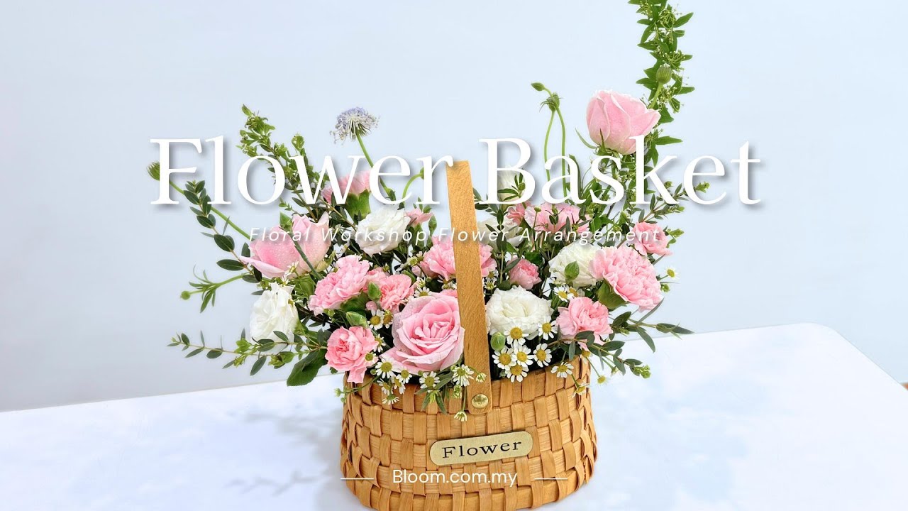 How to Create a Stunning Pink Hues Flower Basket Arrangement
