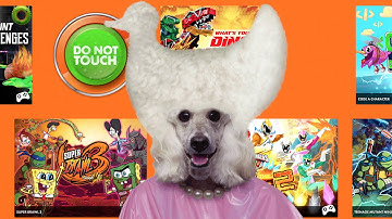 NICK.com Games DO NOT TOUCH button or very Crazy and funny things happen