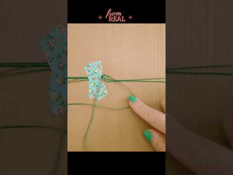 4모양을 반복해 <strong>팔찌</strong> 만들기🍀