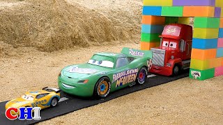 彩色塊 迪士尼 玩具 汽车总动员 麦昆