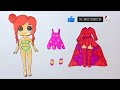 How to make a paper doll | Zed cute drawings