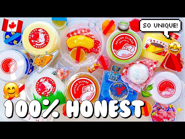 $130 Potcha Slimes Canadian Slime Shop Review Unboxing 🇨🇦 100% Honest