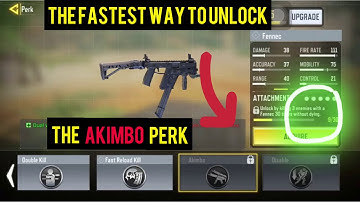 How to unlock Akimbo Fennec Perk the Easy Way- Akimbo COD Mobile
