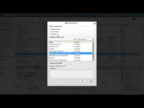 How to Add or Remove Entries from a Favorite List in Maximizer CRM ...