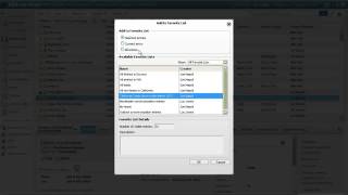How to Add or Remove Entries from a Favorite List in Maximizer CRM