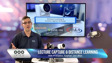Webinar: Lecture Capture & Distance Learning with PTZOptics & Epiphan