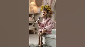 This Monkey’s Beauty Routine Is Funnier Than Yours!