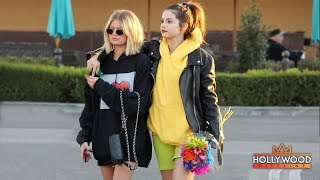 Songstress selena gomez shops with friends at gelson's in studio city,
and says thank you when congratulated on her new single "lose to love
me" hitting ...