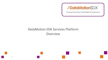 DataMotion Secure Data Exchange Services Platform Overview
