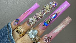 WATCH ME WORK: Using our NEW POLY GEL NAIL | V FRENCH+ JUNK NAIL #NAILS
