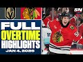 Vegas Golden Knights at Chicago Blackhawks | FULL Overtime Highlights - January 4, 2026