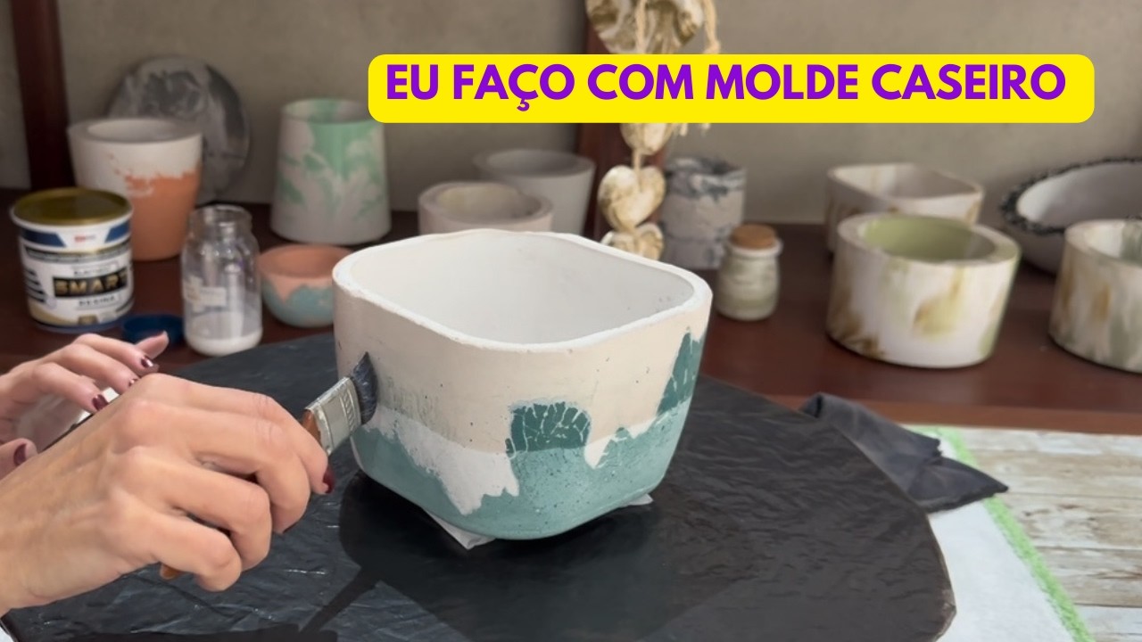 Com MOLDE CASEIRO veja o que eu faço | argamassa AC3 | técnica diferente