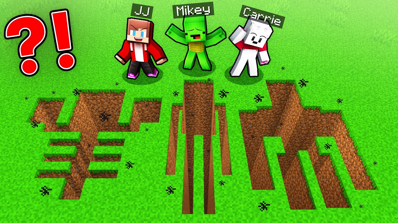 Mikey and JJ Friends - CHOOSE a MOB PIT - Minecraft Maizen