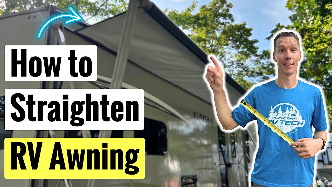 How to Adjust RV Awning Arms & Fabric | DIY Fix - YouTube