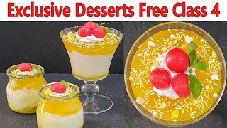 Exclusive Desserts Free Class 4 | Manisha Bharani Kitchen