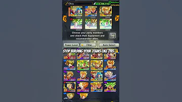 Stop Building Your Teams Dragon Ball Legends Dragonballlegends Dblegends Dbl Dbs Dbz Goku 
