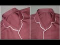 Coat collar design | How to sew coat collar