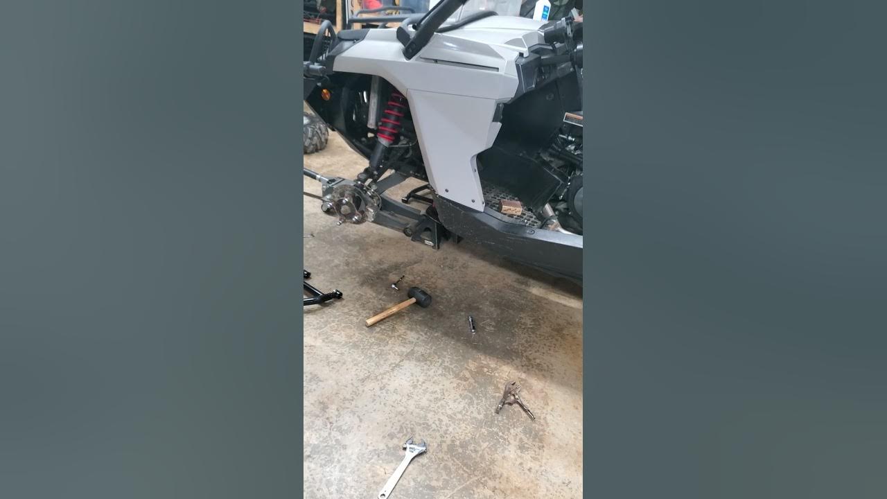 Canam commander tie rod removal YouTube