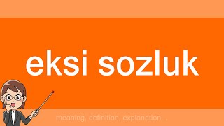 eksi sozluk