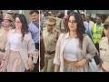Actress Janhvi Kapoor Reached Gannavaram Airport | Peddi Grand Pre Release Event