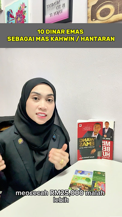 10 DINAR EMAS SEBAGAI MAS KAHWIN / HANTARAN