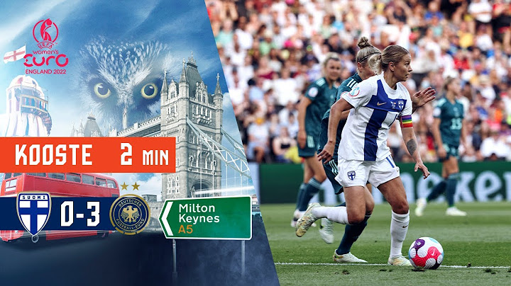 Highlights (2 min.) Suomi–Saksa 0–3 | UEFA EURO 2022 -lopputurnaus! I 16.7.2022