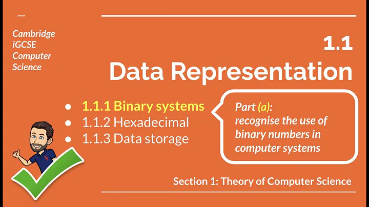 iGCSE Computer Science: 1.1.1 (a) – Data representation - Binary Systems