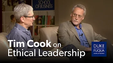 Apple CEO Tim Cook on Ethical Leadership