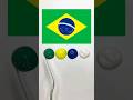 Guess the Flag?🇧🇷 #shorts #asmr #brazil #paintmixing #satisfying
