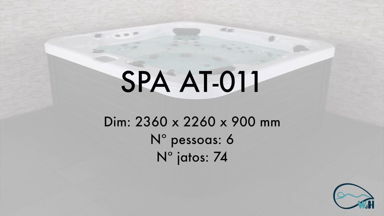 Spa jacuzzi exterior AT-011 - YouTube