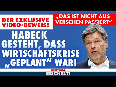 Habeck gibt zu, dass Wirtschaftskrise „geplant“ war! | Achtung, Reichelt! vom 15.04.2024