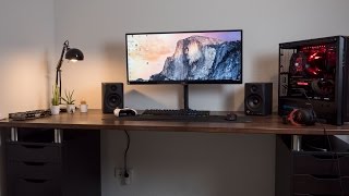 Mein Gaming / Work Setup Teil 2  - Tischfüße und Kabelmanagement