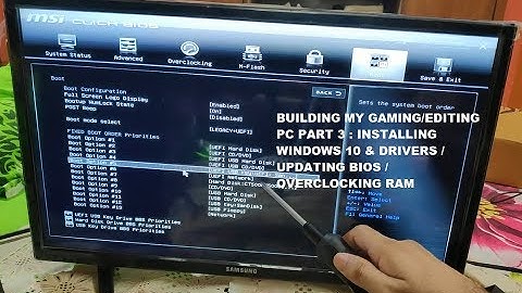 Building My Gaming / Editing PC 2019 Part 3 Installing Windows/BIOS/Drivers [Ryzen 3700X MSI B450]