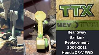 Rear Sway Bar Link Replacement 2007-2016 Honda CR-V FWD @MevotechParts