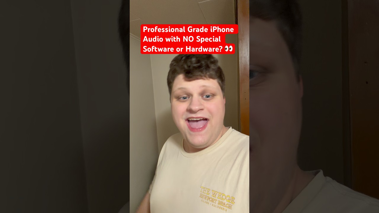 Apple’s NEW Audio Mix Feature 👀 #iphone #iphonetips #iphonetricks