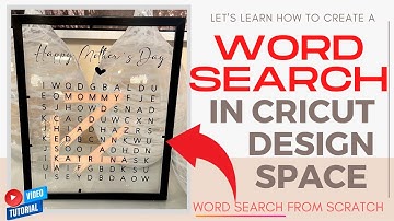 How To Create A WORD SEARCH (FROM SCRATCH) in CRICUT DESIGN SPACE | step by step | EASY | 2022
