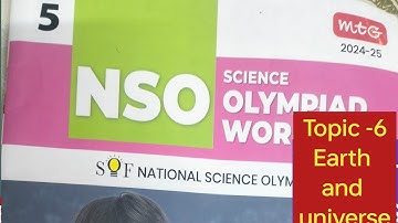 Class -5 || NSO || Topic -6 Earth and universe ||national science Olympiad #nso#sof