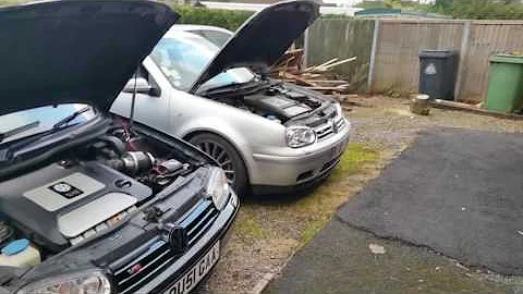 Golf mk4 4motion 2.8 v6 standard exhaust vs milltek non-resonated cat back exhaust