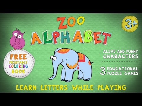 Dierentuin Alfabet voor kinderen