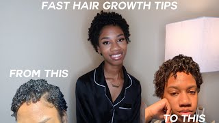 TIPS TO GROW YOUR NATURAL HAIR FASTER | Lemariya Davis