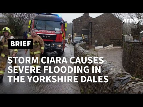 Storm Ciara hits the Yorkshire Dales bringing severe flooding | AFP