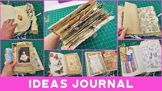 junk journal flip through  ideas journal #junkjournalideas