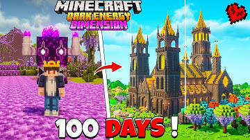I Survived 100 Days in Deadliest Dimension 😮  Minecraft Hardcore (Hindi)
