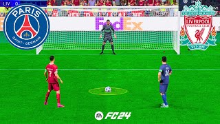 PSG VS LIVERPOOL ! FIFA 24 PENALTY SHOOTOUT ! CHAMPIONS LEAGUE FINAL