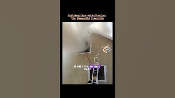 Hoe brandweerlieden het principe van Bernoulli gebruiken #shorts #viralshorts #science