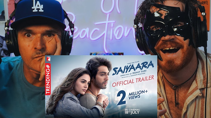 Saiyaara | Official Trailer | Ahaan Panday | Aneet Padda | REACTION!!!