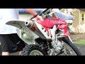 Honda Crf 250x - Stock Vs. FMF Exhaust